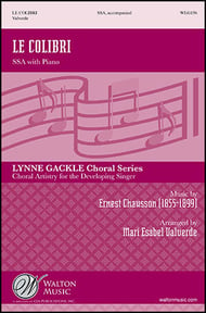 Le Colibri SSA choral sheet music cover Thumbnail